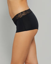 LA SENZA ESSENTIAL 6CM BOYSHORT PANTIES Black / S